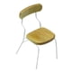 thumbnail image 4 of Muebles de madera en miniatura a escala 1:12, accesorios para decoración de sala de estar, microescenarios para el hogar, silla blanca, 4 of 9