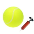 thumbnail image 1 of 9.5‘’ Oversize Giant Tennis Balls Inflatable Tennis Ball with Pump Dog Toy Balls For Signature, 1 of 8