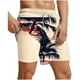 thumbnail image 1 of Ceisia Mens Swim Trunk Quick Dry With Mesh Lining Pockets Beach Shorts Casual Hawaiian Holiday Style Khaki S Gift, 1 of 5