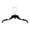 Black, variant on Break-Resistant 12 inch Clear Plastic Children's Dress Hangers