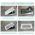 thumbnail image 4 of Floor Register Cover Trap, Floor Air Vent Cover Screen for Home 1-Pack Floor Vent Mesh Filters Net Trap (5*11In), 4 of 6