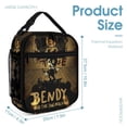 thumbnail image 4 of Bendy And The Ink Machine Backpacks 3 Piece Set Bookbag with Lunch Bag And Pencil Case, 4 of 8