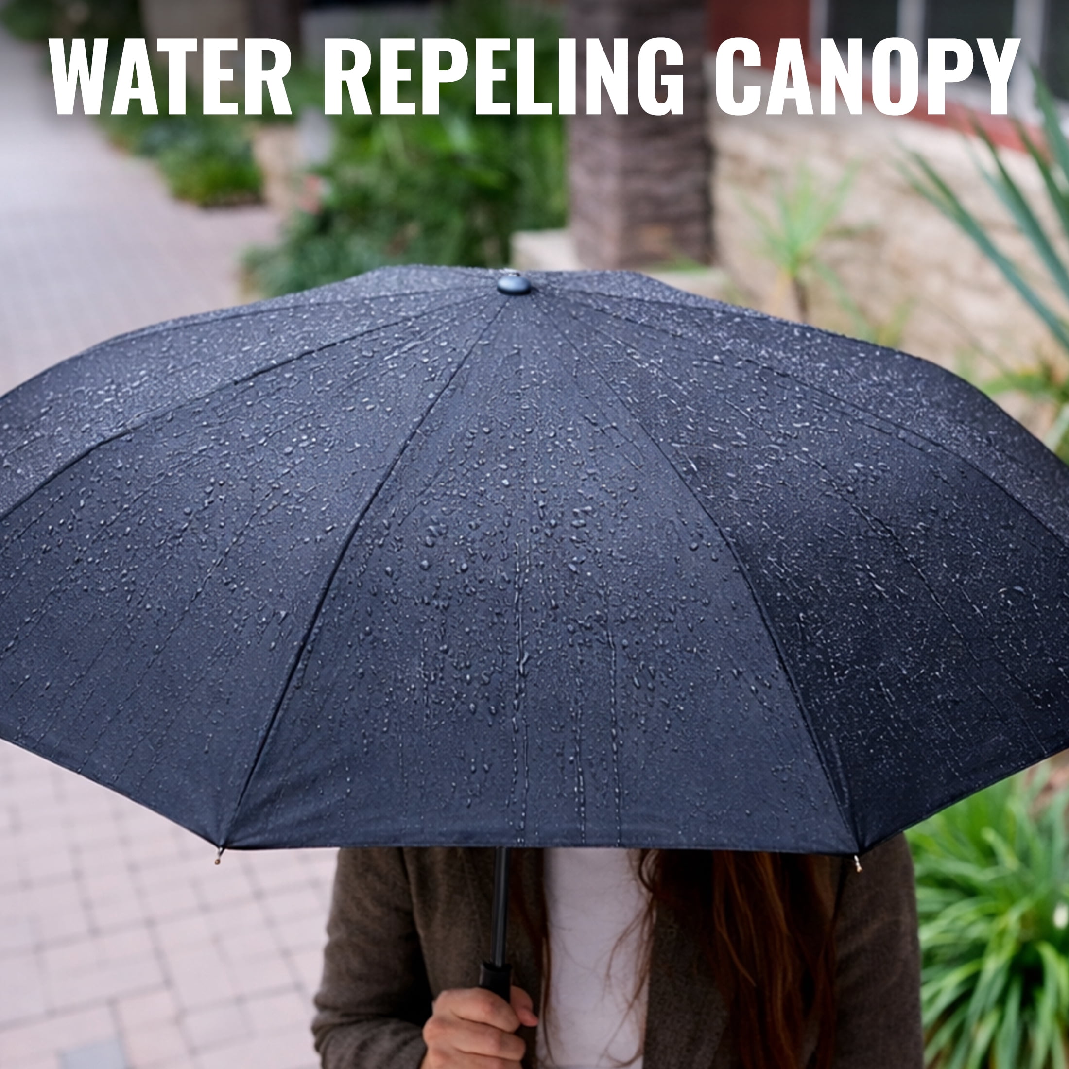 Repel Windproof Travel Umbrella, Auto Open Close Folding Umbrella Wind Tested to 100MPH