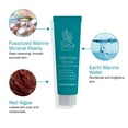 thumbnail image 4 of Sea Beauty Plankton Scrub, Marine Exfoliant Facial Gel, Powerful Detox with Red Algae, Fossilized Sea Mineral & Earth Water. For Softer & Firmer Skin, Deep Micro Pore Refine Scrub, Luminous Skin, 4 of 8