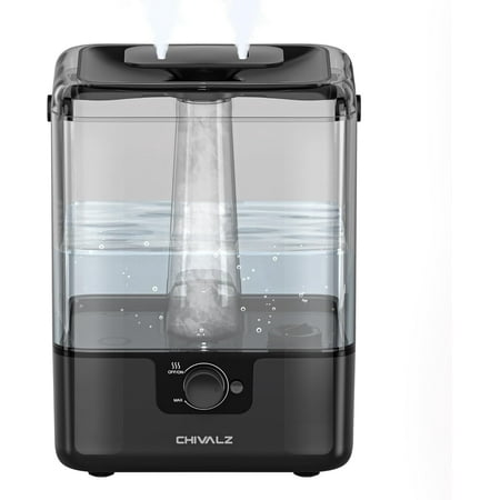 LAIRY Humidifiers for Bedroom, 6L Cool Mist Humidifiers for Baby Nursery, 26dB Quiet, 50H Runtime, Top Fill Humidifier Room, Home