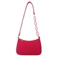 thumbnail image 2 of Bolso De Hombro Bolso de viaje de moda de sillín de fieltro portátil Elegante informal para vacaciones de fin de semana, 2 of 8
