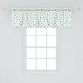 thumbnail image 2 of Ambesonne Star Window Valance, Simplistic Sky Object Pattern, 54" X 18", White Multicolor, 2 of 3