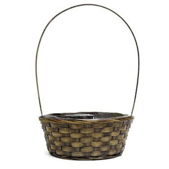Brown Tones Handled Basket
