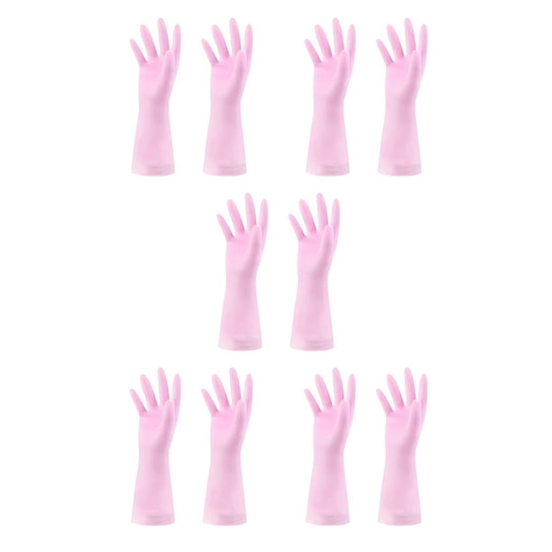 Toystoory 2 uds guantes impermeables manoplas resistentes al desgaste Cool Fit antideslizante platos limpios accesorio hogar ropa Gadgets rosa Type2 NO2