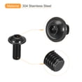thumbnail image 4 of Unique Bargains Flanged Button Head Socket Cap Screws, 20 Pack M8x16mm 304 Stainless Steel Bolts, 4 of 5