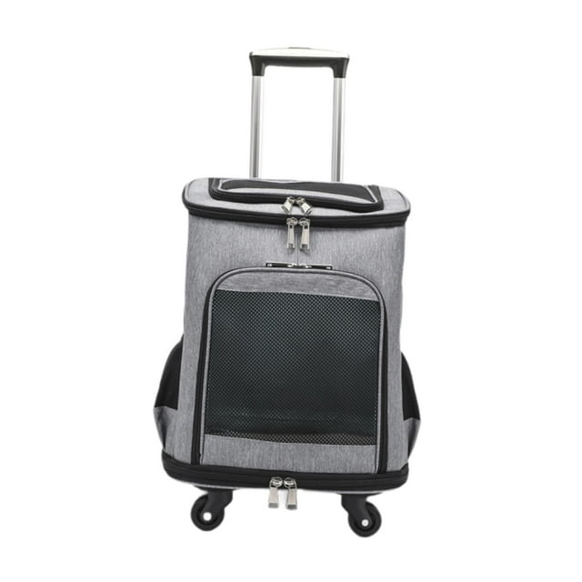 Transportín de viaje jinwen Mascotas Transpirable Gris 34 x 28 x 44 cm