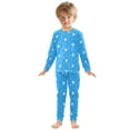 thumbnail image 3 of joogoo Starfish and Dots 2 Piece Long Sleeve Tee and Pants Cotton Pajama Set 6Y, 3 of 7