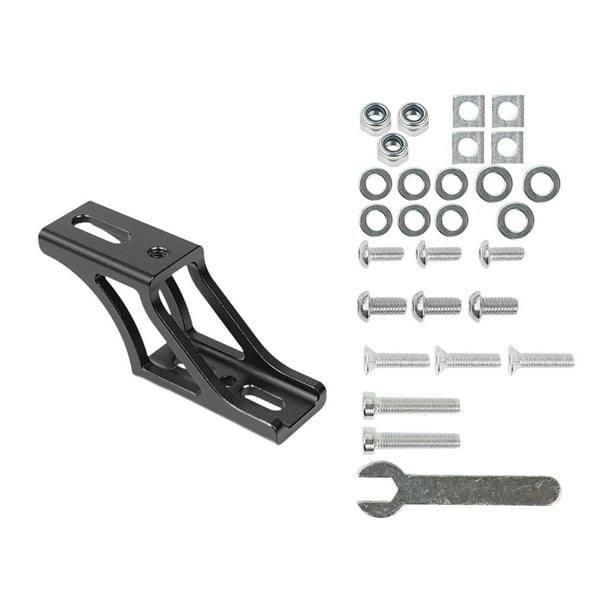 Bloque de Montaje de Aleación de Aluminio Colamx para Bicicleta Plegable Negro