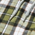 thumbnail image 5 of Chiccall Men's Flannel Shirt Plaid Hoodie Casual Comfortable Long Sleeve Drawstring Button-Down Shirt for Men, 5 of 8