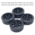 thumbnail image 4 of 1/28 Remote Control Model Car Repair Kit Accessory Wheel Rim DIY Upgrade Repairing Wheels Replacement for WLtoys 284131 K969 K979 K989 K999 P929 Black, 4 of 8