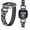 Black, variant on Metal Bands Compatible with Fitbit Sense 2/Sense/Versa 4/Versa 3 Bands, Adjustable Classic Stainless Steel Bands Diamond Rhinestone Links Bracelet Band for Man&Women