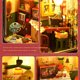 thumbnail image 1 of Casa de muñecas de madera hecha a mano Kit Miniatura Casa Radio Roombox Villa Casa de muñecas, 1 of 3