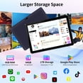 thumbnail image 3 of qunyiCO 10 inch Tablet,64GB Wi-Fi Tablet,2MP+8MP Camera,1280x800 IPS,6000mAh Battery,Dark Blue, 3 of 8