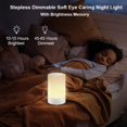 thumbnail image 2 of Luz nocturna de guardería para bebé, lámpara de noche portátil táctil para niños y adultos, lactancia materna, ayuda para dormir, lámpara de lactancia recargable, luz nocturna cálida regulable ju, 2 of 5