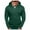 Yellow, variant on Hoodies for Men Zip up Slim Fitted Sweatshirts with Pockets Fall Winter Solid Color Casual Workout Cardigan Mens Winter Coats 2Xl