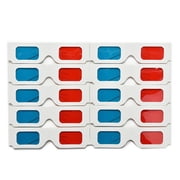 Universal Anaglyph Cardboard Paper Red Blue Cyan 3d Glasses Movie Glasses
