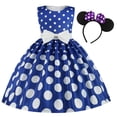 thumbnail image 1 of TureMinnie Cosplay Bowl Dress, Traje de dibujos animados, Vestidos de verano de manga corta, Vestido de fiesta de cumpleaños de bebé, Ropa para niños pequeños zhangmengya unisex, 1 of 2