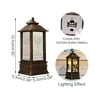 Ramadan Lantern Lamp LED Fairy Light Metal Lantern Hanging Decor Fairy Night Light