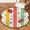 Multicolour 1, variant on CURLYOOT Round Rug 3ft Ladybugs Area Rug, Washable Circle Mat Non Slip Floor Carpet Mat, Cartoon Stripes Soft Indoor Rugs for Entryway Living Room Dining Room Bedroom