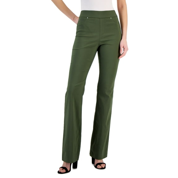 Petite High-Rise Flare Pants Costa Green PXS