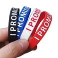thumbnail image 6 of OOKWE 5 Pcs Assorted Colors Bracelets I Promise Silicone Sports Wristband Jewelry Gift, 6 of 19