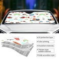 thumbnail image 5 of XMXY Car Sun Shade Windshield, Cartoon Doodle Rainbow Airplane Automotive Front Window Sun Visor for Cars SUV Trucks, Medium Size, 5 of 8