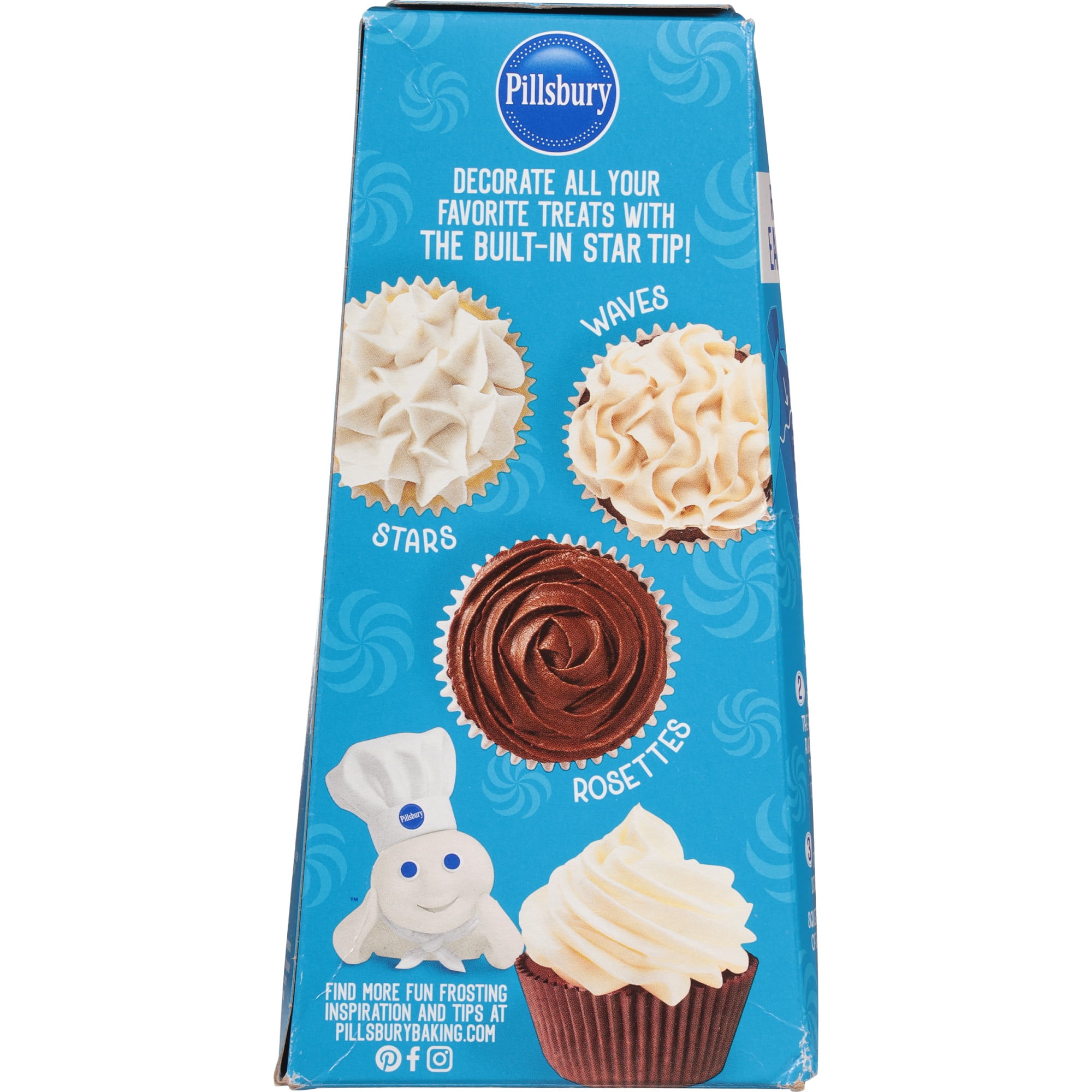 Pillsbury Cream Cheese Flavored Ready-to-Use Frosting Bag, 16 oz Bag