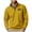 Yellow, variant on UVEASISHA 1/4 Zip Up Sweatshirt Men Lightweight Long Sleeve Mock Neck Pullover Fashion Print Quarter Zipper Workout Shirts Fall Clothes Yellow 3XL