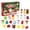 A006- Style F, variant on 24 Pcs Set Christmas Advent Calendar with Festive Figurines, Holiday Surprise Blind Box for Student, Gift Countdown Christmas Ornaments