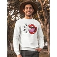 thumbnail image 2 of Screaming Design Sweatshirt Men -Image by Shutterstock, Male 5X-Large, 2 of 4