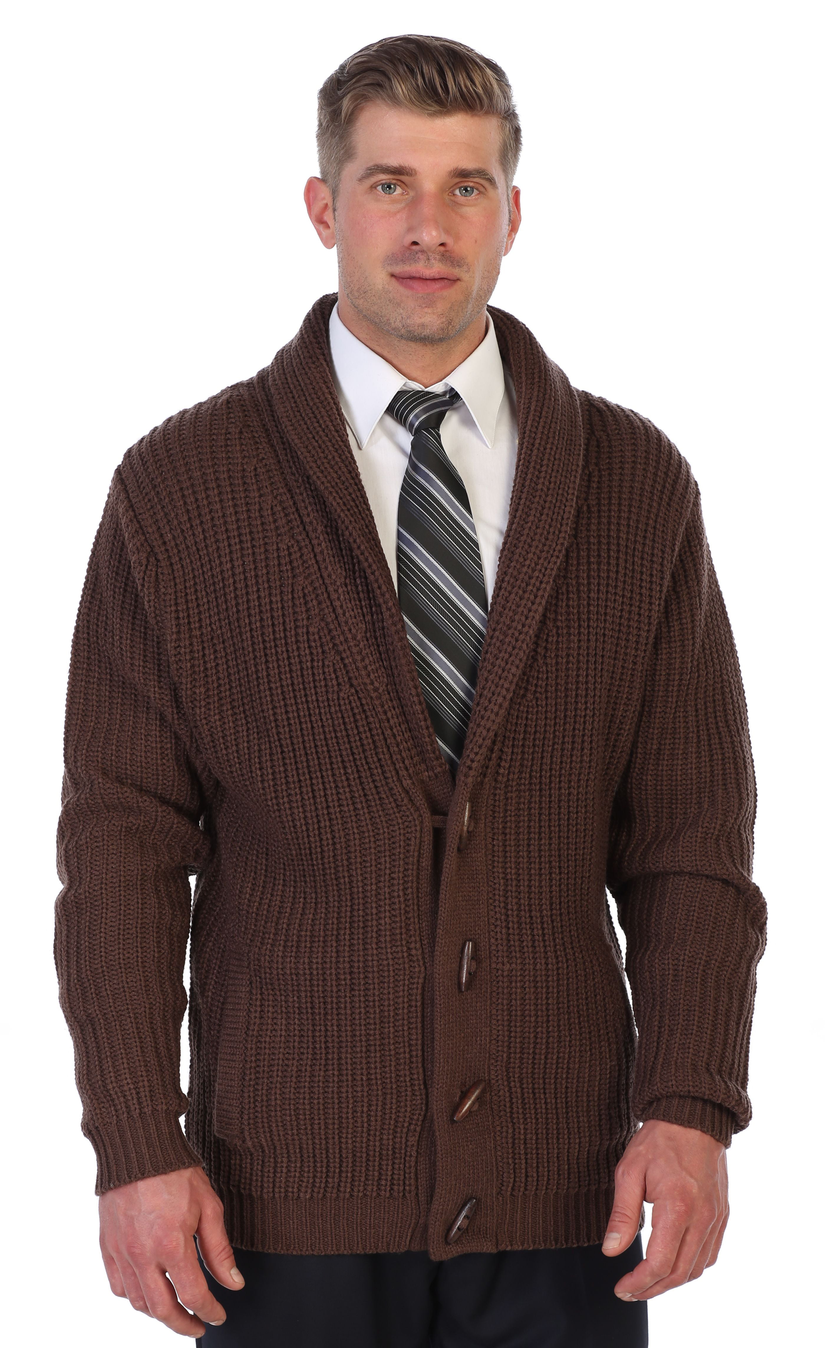 Gioberti - Gioberti Men's Toggle Button Cardigan Knitted Regular Fit ...