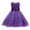 Purple, variant on FAOWME Child Mesh Dress Stylish Little Girl Dress Sundress 7-8 Years