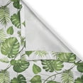 thumbnail image 5 of Ambesonne Leaf Grommet Curtain, Swirls Palm Banana Trees, 50" x 84", Pale Green, 5 of 6