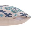 thumbnail image 4 of Harlow Hill 20" x 20" Navy/Light Gray Geometric Cotton Adult Decorative Throw Pillow Cover, 4 of 8