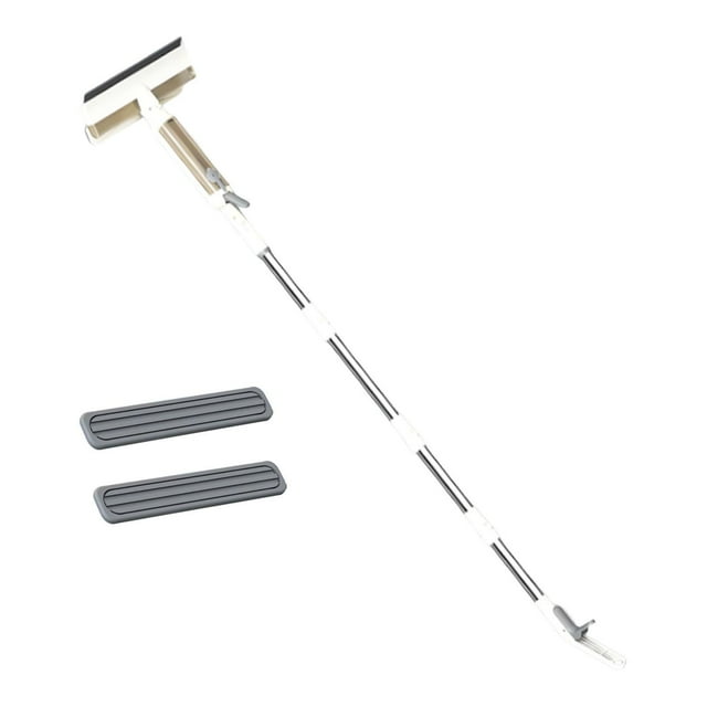 Lipstore Double Side Mist Retractable Window Cleaner Glass Cleaning Tool for Bathroom 2 cotton tips
