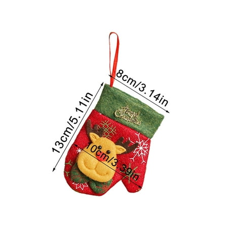 

Small Socks Christmas Decoration Bag Candy Pendant Christmas Tree Non-woven Christmas Ribbon Ornament Hangers Giant Christmas Balls Decorations Large Ball Decorations Ceiling Birds Stained Glass