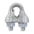 thumbnail image 1 of 100pz Nudo Galvanizado Dogotuls Perro Ranurado para Cable Maleable Acero Galvanizado Hierro Maleable, 1 of 1