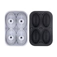 thumbnail image 1 of Silicone Rugby Ice Tray Shape Whisky Ice Ball Maker Hockey Mold, 1 of 5