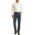 thumbnail image 2 of Lars Amadeus Business Checked Trousers for Men's Straight Leg Flat Front Plaid Dress Pants, 2 of 5