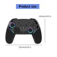 thumbnail image 3 of Wireless Bluetooth-compatible Gamepad for Switches /Lite/OLED Game Controller Adjustable Vibration Wake Up Function White, 3 of 5