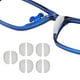 thumbnail image 5 of Almohadillas de silicona para , 10 Uds., reemplazo cómodo deslizante/empuje contorneado suave y grueso para gafas, gafas de sol Blanco Yinane Almohadillas para la nariz, 5 of 8