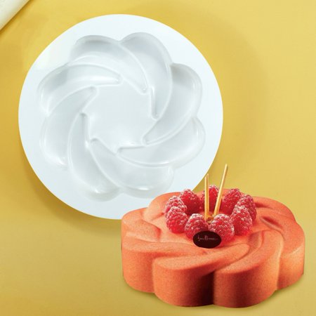 

Meizhencang Cake Mold Flower Shape Reusable Silicone Clear Texture Baking Cake Mold Kitchen Assistant