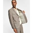 thumbnail image 3 of Alfani Men’s Slim-Fit Stripe Linen Suit Jacket, Light Brown, 38R, 3 of 4
