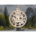 thumbnail image 1 of The Cabin Woodworker - Baltic Birch Wood - Washington State Ornament - Holo Cut Backing, 1 of 5