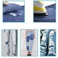 thumbnail image 2 of 12PC Color Rectangle Imitation Denim Patch, Ironing Patch,cut And Paste At Will, 2 of 4